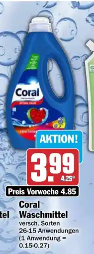 HIT Coral Waschmittel Angebot