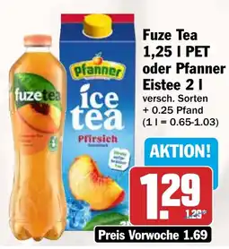 HIT Fuze Tea Angebot