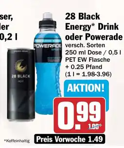 HIT 28 Black Energy Drink Angebot