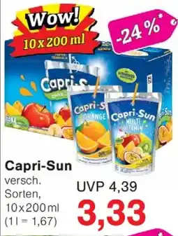Wiglo Wunderland Capri-Sun Angebot