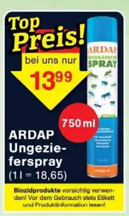 Wiglo Wunderland ARDAP Ungezieferspray Angebot