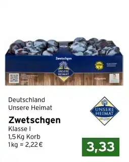 CAP Markt Zwetschgen Unsere Heimat Angebot
