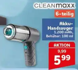 CENTERSHOP CLEANmaxx Akku-Handsauger Angebot