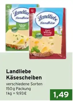 CAP Markt Landliebe Käsescheiben Angebot
