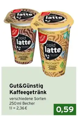 CAP Markt Gut&Günstig Kaffeegetränk Angebot