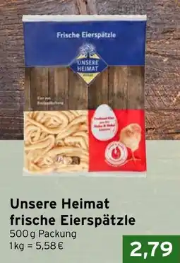 CAP Markt Unsere Heimat frische Eierspätzle Angebot
