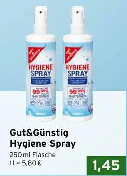 CAP Markt Gut&Günstig Hygiene Spray Angebot