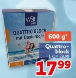CENTERSHOP Well san Quattro Block Angebot