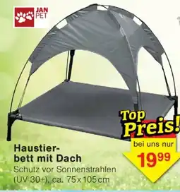 Wiglo Wunderland JAN PET Haustier-bett mit Dach Angebot