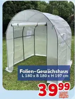 CENTERSHOP Folien-Gewächshaus Angebot