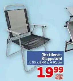 CENTERSHOP Textilene-Klappstuhl Angebot