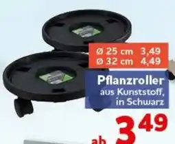 CENTERSHOP Pflanzroller aus Kunststoff, in Schwarz Angebot