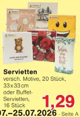 Wiglo Wunderland Servietten Angebot