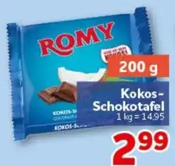 CENTERSHOP ROMY Kokos-Schokotafel Angebot