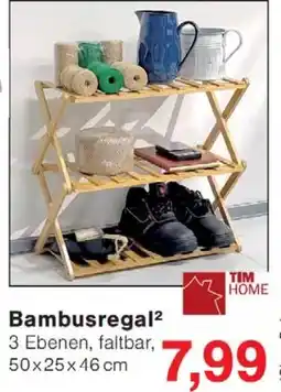 Wiglo Wunderland Bambusregal² TIM HOME Angebot