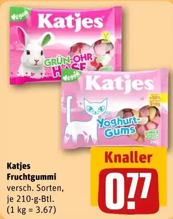 REWE Katjes Fruchtgummi Angebot