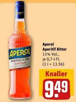 REWE Aperol Aperitif Bitter Angebot