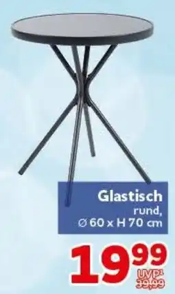 CENTERSHOP Glastisch rund Angebot