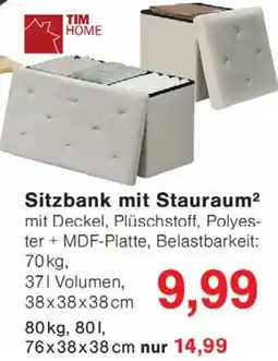 Wiglo Wunderland Sitzbank mit Stauraum² Angebot