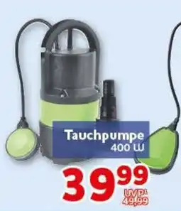 CENTERSHOP Tauchpumpe 400 W Angebot
