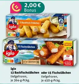 REWE Iglo Backfischstäbchen Angebot