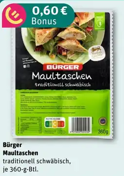 REWE Bürger Maultaschen traditionell schwäbisch Angebot