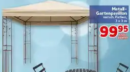 CENTERSHOP Metall-Gartenpavillon Angebot