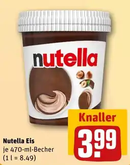 REWE Nutella Eis Angebot