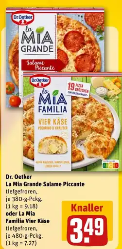 REWE Dr. Oetker La Mia Grande Salame Piccante Angebot