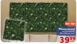 CENTERSHOP Pflanzenwand aus Kunststoff Angebot