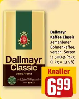 REWE Dallmayr Kaffee Classic Angebot