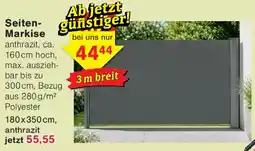 Wiglo Wunderland Seiten-Markise anthrazit Angebot