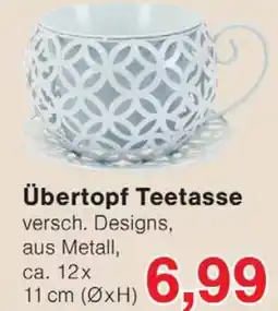Wiglo Wunderland Übertopf Teetasse Angebot