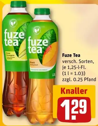 REWE Fuze Tea Angebot