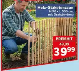 CENTERSHOP Holz-Staketenzaun Angebot