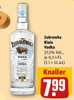 REWE Zubrowka Biala Vodka Angebot