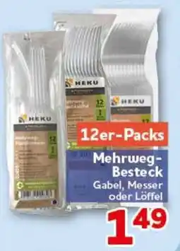 CENTERSHOP HEKU Mehrweg-Besteck Angebot