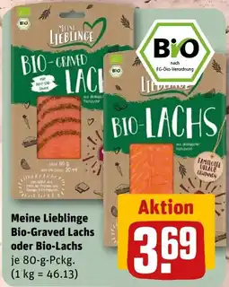 REWE Meine Lieblinge Bio-Graved Lachs oder Bio-Lachs Angebot