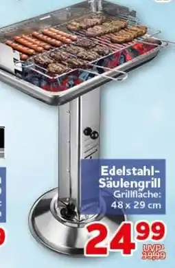 CENTERSHOP Edelstahl-Säulengrill Angebot