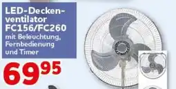 CENTERSHOP LED-Deckenventilator FC156/FC260 Angebot