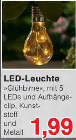 Wiglo Wunderland LED-Leuchte »Glühbirne« Angebot
