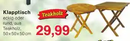 Wiglo Wunderland Klapptisch Teakholz Angebot