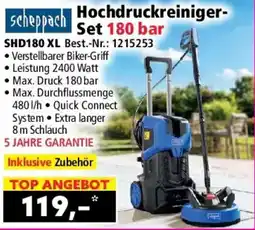 Norma scheppach Hochdruckreiniger Set 180 bar Angebot