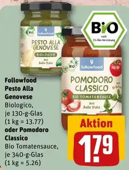 REWE Followfood Pesto Alla Genovese Angebot