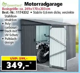 Norma GreenYard Motorradgarage Angebot