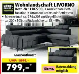 Norma Möbel Punkt Wohnlandschaft LIVORNO Angebot