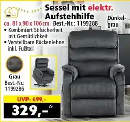 Norma Sessel mit elektr. Aufstehhilfe Angebot