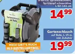 CENTERSHOP Top-Flora Gartenschlauch auf Rolle Angebot