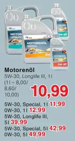 Wiglo Wunderland Motorenöl Angebot