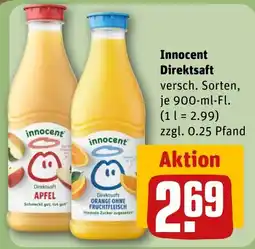 REWE Innocent Direktsaft Angebot